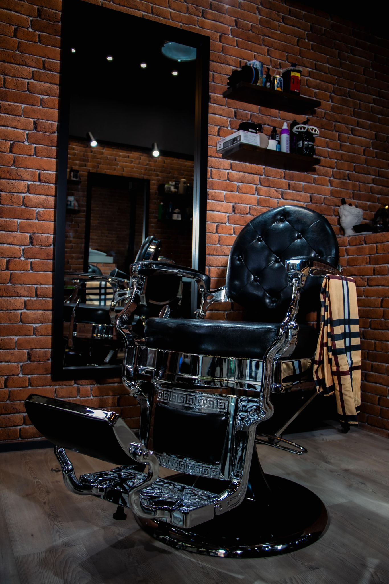 Silla de barbero clásica